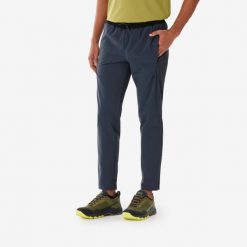 Spodnie turystyczne męskie Quechua MH500 Light. Szare spodnie sportowe męskie QUECHUA, m, bez wzorów, z elastanu, trekkingowe. W wyprzedaży za 119.99 zł.