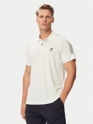 Beverly Hills Polo Club Polo P-SS26M-P0170 Biały Regular Fit. Białe koszulki polo męskie Beverly Hills Polo Club, l, bez wzorów, z syntetyku, bez ramiączek. Za 249.99 zł.