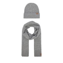Zestaw szalik i czapka Liu Jo. Szare czapki i kapelusze damskie Liu Jo, bez wzorów. Za 339.99 zł.