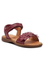 Froddo Sandały Lore Flowers G3150251-22 M Czerwony. Czerwone sandały dziewczęce Froddo, ze skóry, bez zapięcia. Za 399.99 zł.