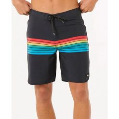 Boardshorty Rip Curl - MIRAGE SURF REVIVAL - BLACK. Czarne kąpielówki męskie Rip Curl, m, bez wzorów, do pływania. Za 320.00 zł.