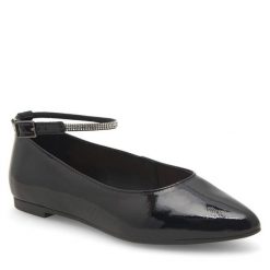 Baleriny Lasocki. Czarne baleriny damskie Lasocki, bez wzorów, bez obcasa. Za 169.99 zł.
