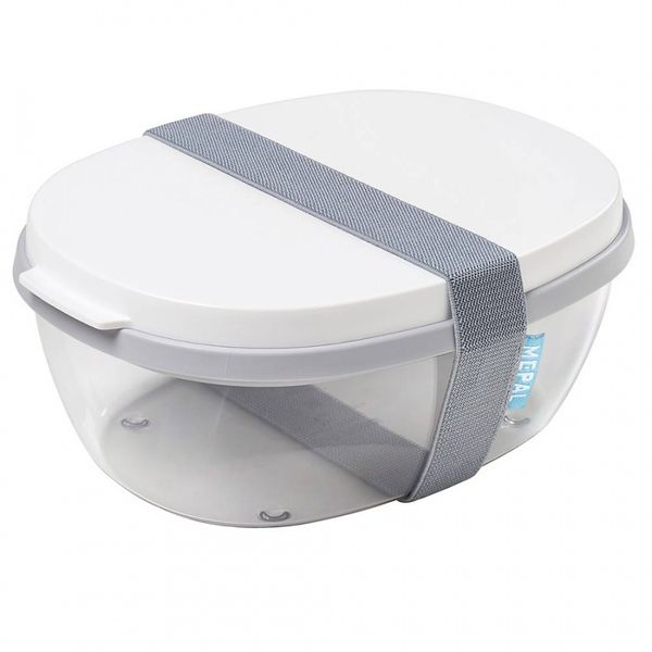 Saladbox Ellipse biały 107640530600. Białe torby i plecaki dziecięce Mepal, z materiału. W wyprzedaży za 62.90 zł.