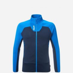Bluza męska Millet Kamet Grid HD. Niebieskie bluzy męskie Millet, m, bez wzorów, z elastanu, bez kaptura. Za 769.99 zł.