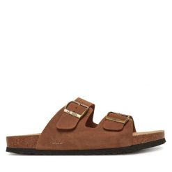 Klapki Josef Seibel. Brązowe klapki męskie Josef Seibel. Za 279.99 zł.