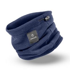 Komin zimowy polarowy PROS model 720. Niebieskie szaliki i chusty damskie Pros, na zimę, bez wzorów, z polaru. Za 35.99 zł.