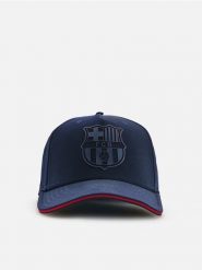 Czapka FC Barcelona - granatowy. Niebieskie czapki i kapelusze męskie Reserved, bez wzorów. Za 99.99 zł.