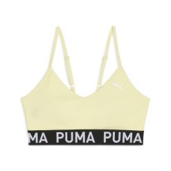 Damski stanik MOVE PUMA STRONG PUMA. Żółte biustonosze Puma, bez wzorów. Za 129.00 zł.