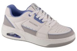 Buty sportowe Sneakersy damskie, Uno Court - Courted Style. Białe obuwie sportowe damskie Skechers, bez wzorów, z materiału, trekkingowe. Za 279.99 zł.
