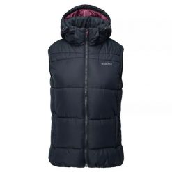 Kamizelka damska Hi-Tec Lady Callie - granatowa, Rozmiar L. Kurtki sportowe damskie Hi-tec, na zimę, l, bez wzorów, ze skóry, z kapturem, do biegania. Za 172.99 zł.