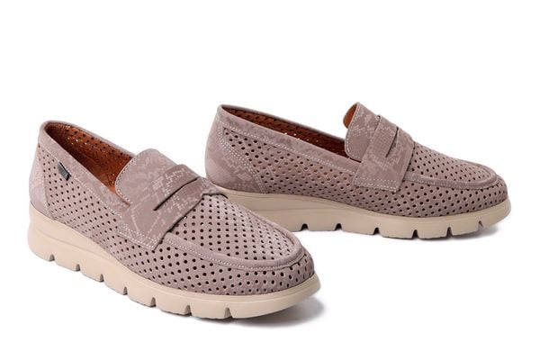 PIAZZA 940529-08 beige, półbuty damskie. Brązowe mokasyny damskie Piazza, na lato, bez wzorów, ze skóry, bez obcasa, bez zapięcia. Za 295.92 zł.