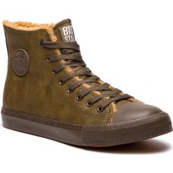 Trampki BIG STAR - BB174317 Khaki. Zielone trampki męskie Big Star, z gumy. Za 119.00 zł.