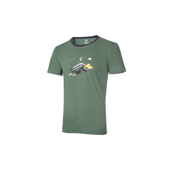 Koszulka Ocun Classic T Organic Magic Bus. Zielone koszulki sportowe męskie Ocun, bez wzorów, bez kołnierzyka, bez ramiączek, wspinaczkowe. Za 135.99 zł.