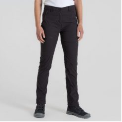 Spodnie damskie Craghoppers NosiLife Pro III. Czarne spodnie materiałowe damskie Craghoppers, s, bez wzorów, z materiału. Za 383.00 zł.