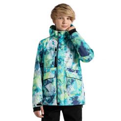 Kurtka turystyczna dla dzieci Lemon Explore WL5 wodoodporna ThermoTEX. Białe kurtki i płaszcze dla chłopców LEMON explore, na jesień, bez wzorów, z materiału, z kapturem. Za 169.90 zł.