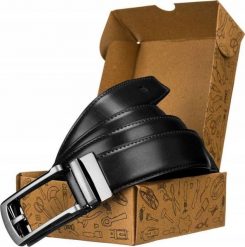 Peterson Pasek męski Peterson [DH] PTN AB35 czarny 105 cm. Czarne paski damskie Peterson, bez wzorów. Za 137.96 zł.