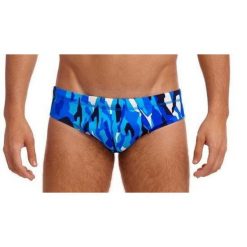 Kąpielówki męskie Funky Trunks Chaz Michael - slipy. Niebieskie kąpielówki męskie FUNKY TRUNKS, m, bez wzorów, do pływania. Za 109.00 zł.