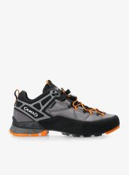 Buty podejściowe damskie AKU Rock DFS II GTX. Szare trekkingi damskie Aku, wspinaczkowe, gore-tex. Za 845.89 zł.