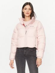 Columbia Kurtka zimowa Puffect™ Cropped Jacket Różowy Regular Fit. Czerwone kurtki damskie Columbia, na zimę, m, bez wzorów, z syntetyku, bez kaptura. Za 399.99 zł.