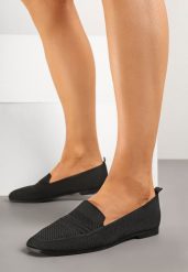 Czarne Mokasyny z Siateczkowym Wzorem Dalineas. Czarne mokasyny damskie Renee, z jeansu, eleganckie. Za 49.99 zł.