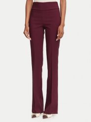 Rinascimento Spodnie materiałowe CFC0130140003 Bordowy Flare Fit. Czerwone spodnie materiałowe damskie Rinascimento, s, bez wzorów, z materiału. Za 464.99 zł.