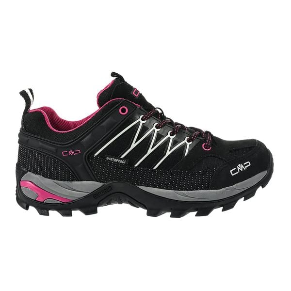 Damskie Buty Turystyczne Rigel Suede Low Cut. Czarne trekkingi damskie CMP, outdoorowe. Za 399.00 zł.