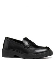 Geox Loafersy D Swelen D665GK 43 C9999 Czarny. Czarne mokasyny damskie Geox, ze skóry. Za 449.99 zł.