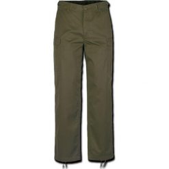 Spodnie bushcraft męskie Brandit BDU Ranger Olive. Zielone spodnie sportowe męskie Brandit, m, bez wzorów, outdoorowe. Za 194.00 zł.
