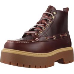 TIMBERLAND STONE STREET MID LACE Bordeaux. Czerwone trekkingi damskie Timberland, trekkingowe. Za 700.55 zł.