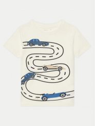 NAME IT T-Shirt Borris 13238894 Biały Regular Fit. Białe t-shirty dla chłopców Name it, bez wzorów, z bawełny, bez ramiączek. Za 29.99 zł.