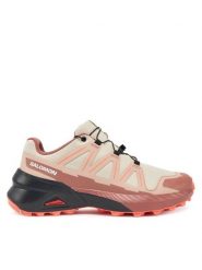 Salomon Buty do biegania Speedcross Peak L47790400 Pomarańczowy. Brązowe obuwie sportowe damskie Salomon, bez wzorów, z materiału, do biegania. Za 399.99 zł.