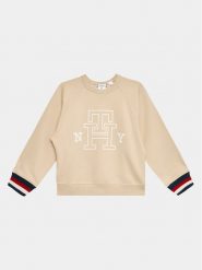 Tommy Hilfiger Bluza Revesible KS0KS00496 D Beżowy Regular Fit. Brązowe bluzy dla chłopców Tommy Hilfiger, bez wzorów, z bawełny, bez ramiączek, bez kaptura. Za 519.99 zł.