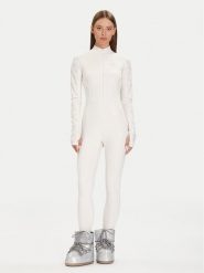 Guess Kombinezon W5BD1P K7182 Écru Slim Fit. Sukienki damskie Guess, s, z aplikacjami, z syntetyku, bez kołnierzyka, bez ramiączek. Za 529.99 zł.