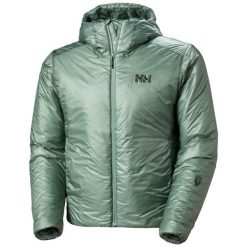Kurtka z kapturem Helly Hansen Odin Everdown. Zielone kurtki snowboardowe męskie Helly Hansen, m, bez wzorów, z kapturem, narciarskie. Za 1,828.50 zł.