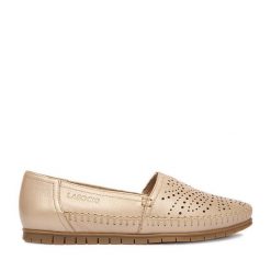 Półbuty Lasocki. Brązowe półbuty damskie Lasocki, bez wzorów, bez obcasa, na płaskiej podeszwie, bez zapięcia. Za 179.99 zł.