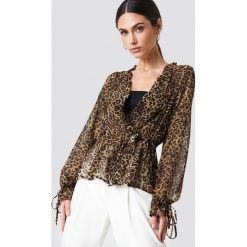 NA-KD Boho Szyfonowa bluzka - Multicolor. Bluzki damskie marki NA-KD Boho. Za 121.95 zł.
