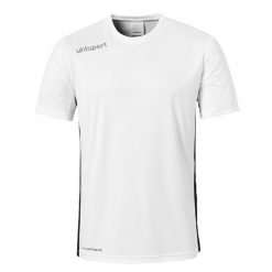 Koszulka Uhlsport Essential. Białe koszulki sportowe męskie Uhlsport, m, bez wzorów, bez kołnierzyka, bez ramiączek, na fitness i siłownię. Za 109.50 zł.