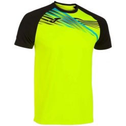 Koszulka do biegania męska Joma Elite X. Czarne koszulki sportowe męskie Joma, l, bez wzorów, bez kołnierzyka, bez ramiączek, do biegania. Za 191.99 zł.