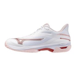 Damskie buty do tenisa Mizuno Wave Exceed Court Cc Wos. Białe obuwie sportowe damskie Mizuno, bez wzorów, tenisowe, mizuno wave. Za 499.99 zł.