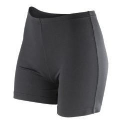 Spodenki Dresowe Impact Soft Dla Kobiet. Czarne obuwie sportowe damskie SPIRO, bez wzorów, z dresówki, rowerowe. Za 53.99 zł.