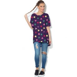 Colour Pleasure Koszulka CP-033 115 fioletowa r. uniwersalny. T-shirty damskie marki Colour Pleasure. Za 76.57 zł.
