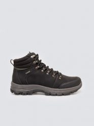 Buty męskie trekkingowe czarne SS174039 906. Czarne trekkingi męskie Big Star, trekkingowe. Za 199.99 zł.