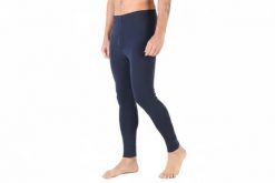 Atlas - Męskie Leginsy z 100% Wełny Merino (195 g/m²) XXL, Granatowy. Niebieskie legginsy sportowe męskie WOOLONA, m, bez wzorów, z dzianiny, na fitness i siłownię. Za 330.00 zł.