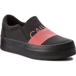 Tenisówki CALVIN KLEIN JEANS - Zelma RE9805 Black/Metal Red. Półbuty damskie marki Calvin Klein Jeans. W wyprzedaży za 299.00 zł.