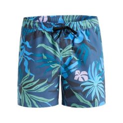 Szorty kąpielowe EVERYDAY STRAIGHT 15" Niebieski Mężczyźni. Niebieskie krótkie spodenki sportowe męskie Quiksilver, m, bez wzorów, z materiału. Za 199.99 zł.