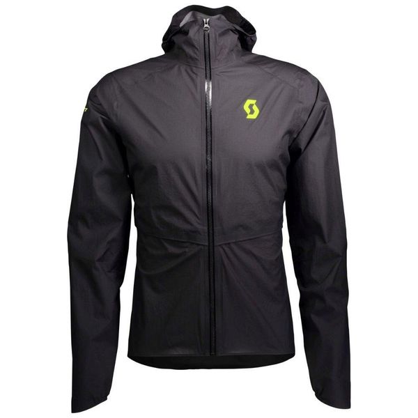 Kurtka do biegania męska SCOTT RC Run Waterproof. Czarne kurtki męskie Scott, na jesień, l, bez wzorów, z materiału, do biegania. Za 709.99 zł.