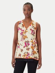 Simona Corsellini Bluzka P26CPTO01801 Kolorowy Regular Fit. Bluzki damskie SIMONA CORSELLINI, bez wzorów, z wiskozy, bez kołnierzyka, bez ramiączek. Za 849.99 zł.