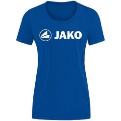 Koszulka Jako Promo. Niebieskie koszulki sportowe męskie Jako, bez wzorów, bez kołnierzyka, bez ramiączek, do piłki nożnej. Za 135.00 zł.