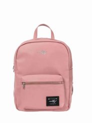 Damski plecak Vica stylowy – różowy Meatfly. Czerwone plecaki damskie Meatfly, bez wzorów, z materiału, eleganckie. Za 237.99 zł.