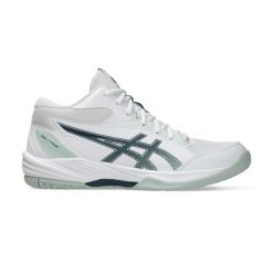 Buty halowe Asics Gel-task MT 4. Białe buty sportowe męskie Asics, bez zapięcia, do siatkówki. Za 409.50 zł.